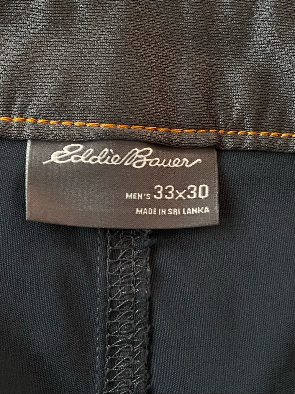 Eddie Bauer Men's Cargo Pants Size 33 X 30 Color Dark Gray - Picture 8 of 9